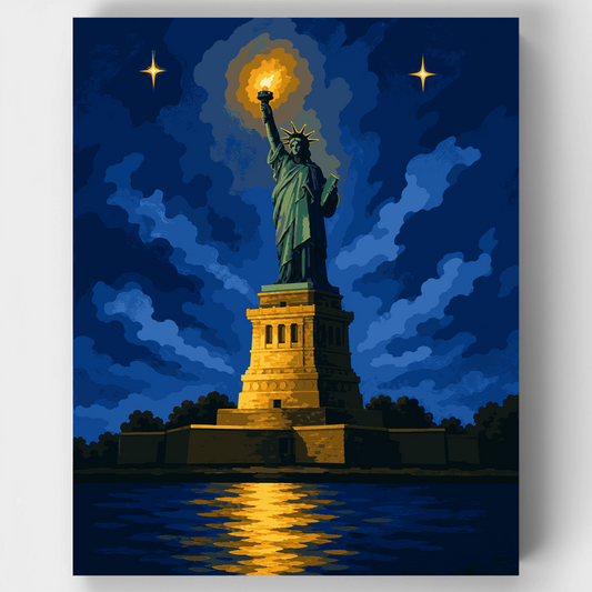 Torch at Midnight - Paint by Numbers Kit