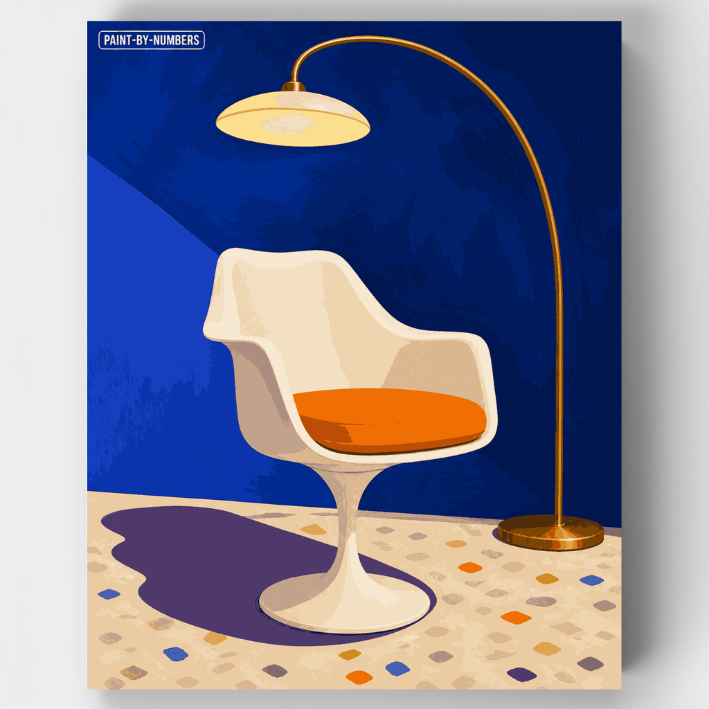Tulip Chair Glow - Paint by Numbers Kit