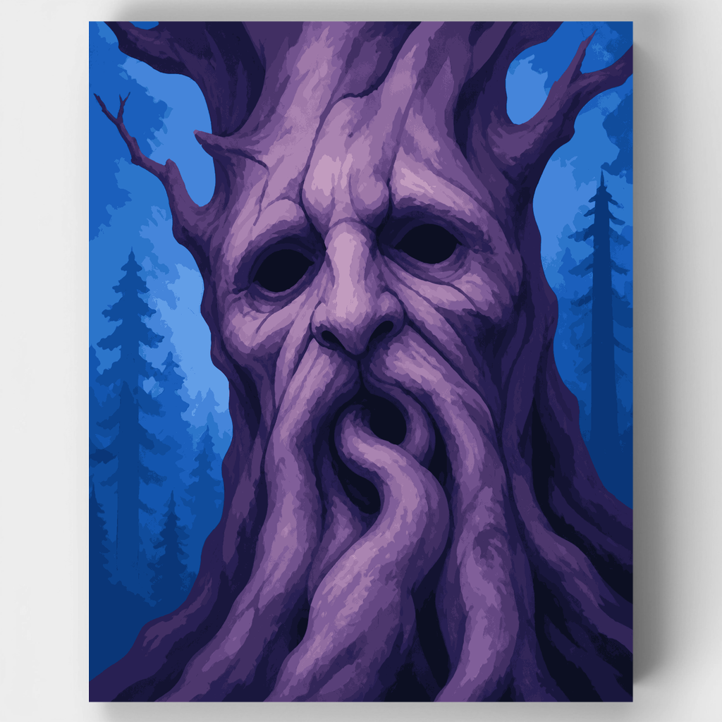 Kit de pintura por números - Espíritu del árbol retorcido — Estándar