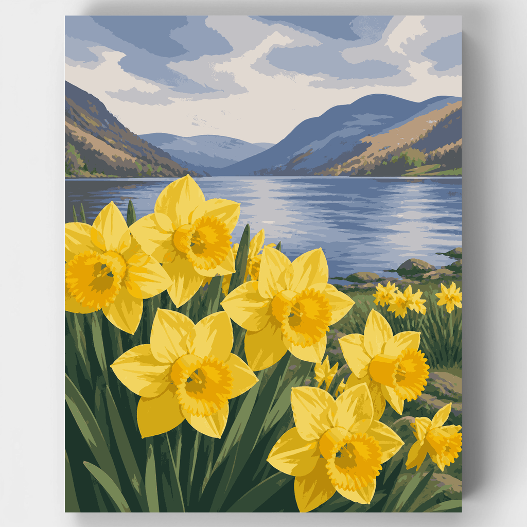 Narcisos de Ullswater - Kit de pintura por números — Estándar