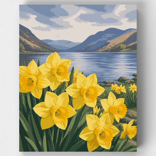 Ullswater Daffodils - Paint by Numbers Kit