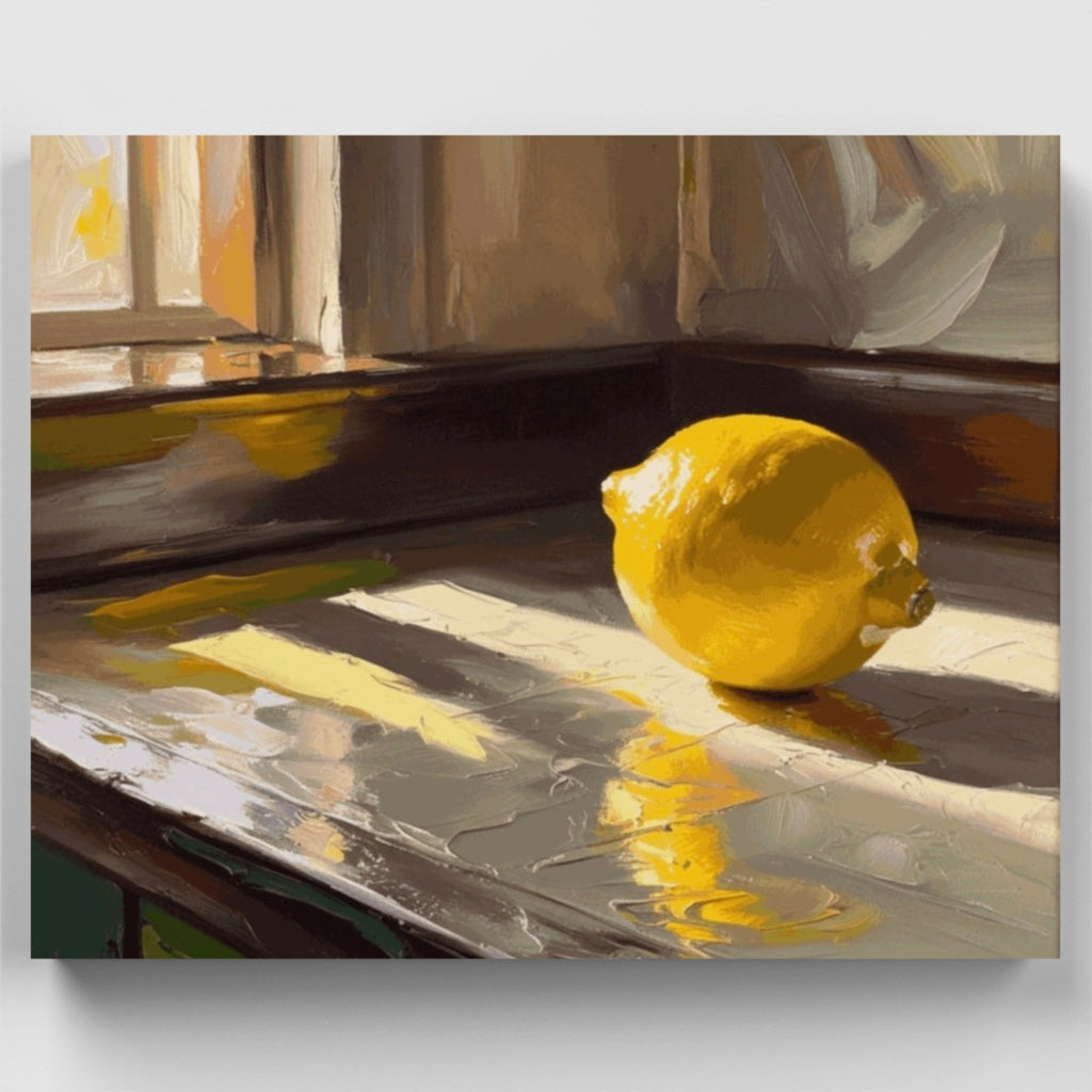 Limón Vibrante - Kit de Pintura por Números — Estándar