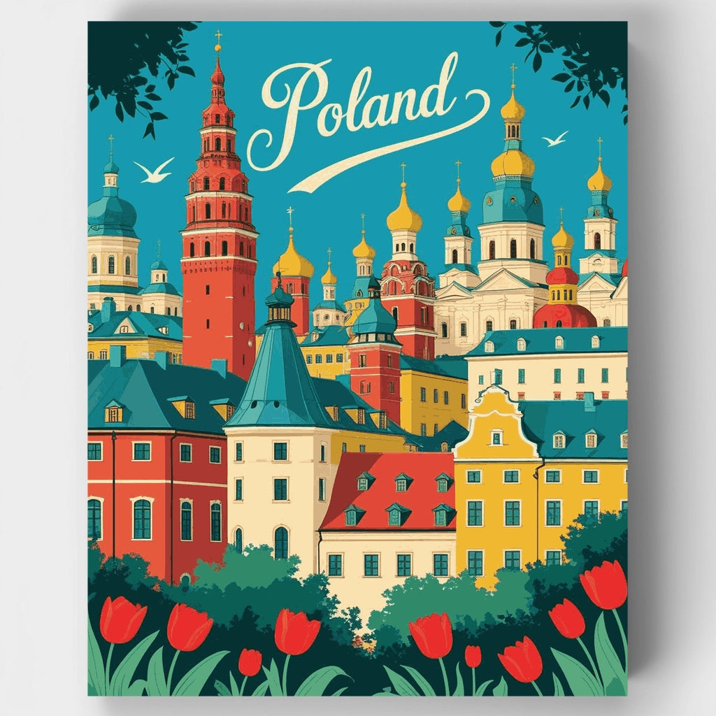 Polonia - Kit de pintura por números — Estándar