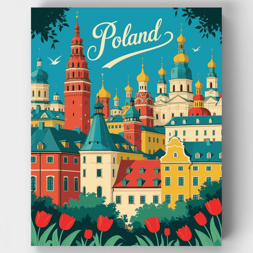 Poland - Paint by Numbers Kit