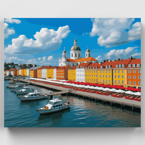 Helsinki Harbor - Paint by Numbers Kit