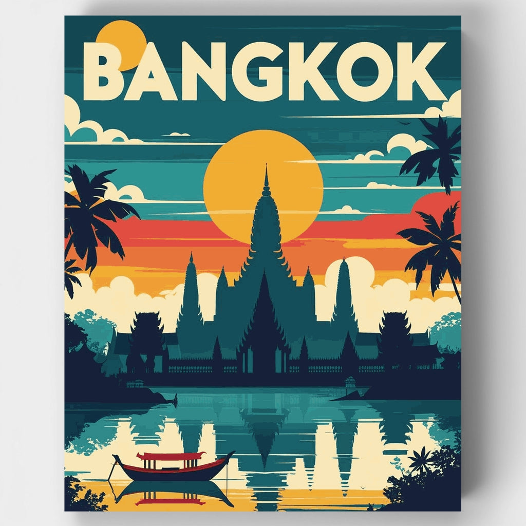 Bangkok - Paint by Numbers Kit
