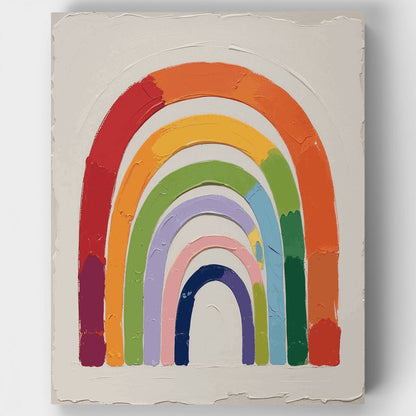 Vibrant Rainbow Arc - Paint by Numbers Kit