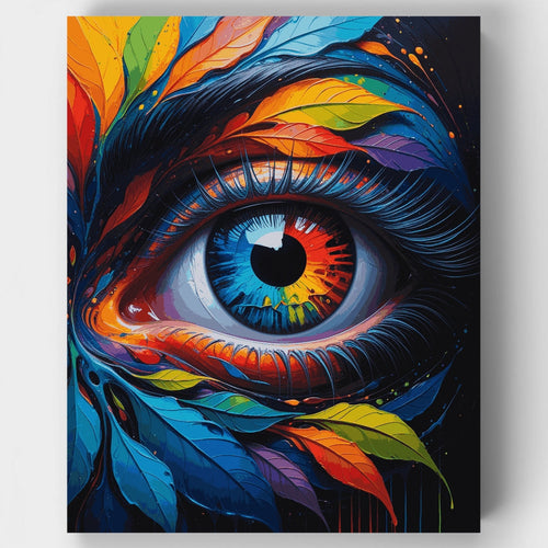 Vibrant Eye - Paint by Numbers Kit