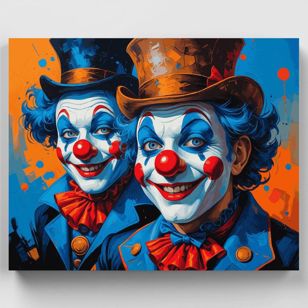 Circus Clowns - Paint by Numbers Kit