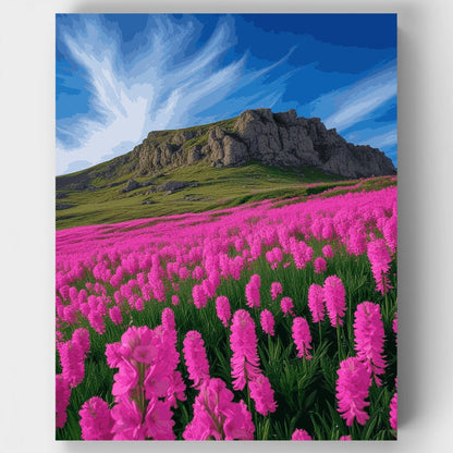 Mountain Wildflower Meadow - Paint by Numbers Kit