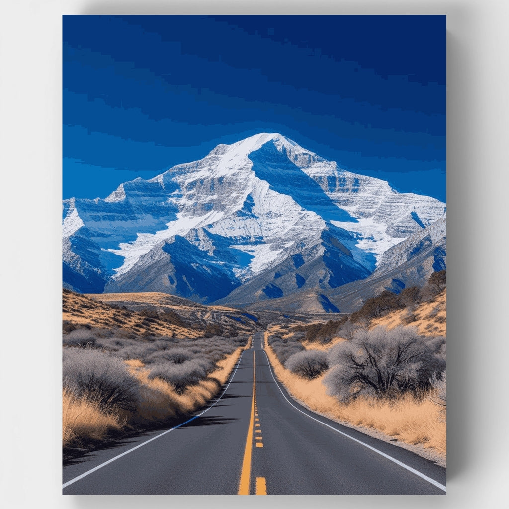 Aventura en la carretera de montaña - Kit de pintura por números — Estándar