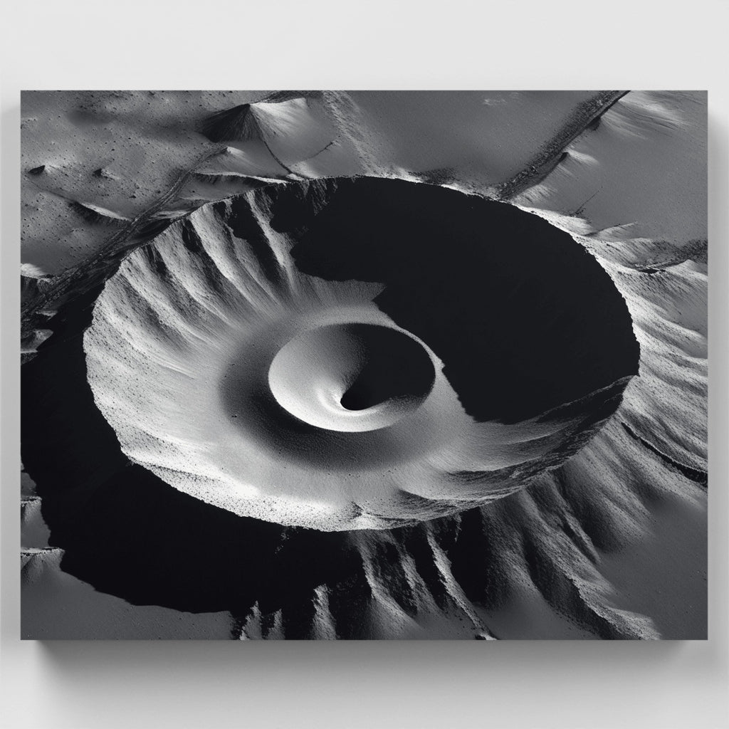 Mars Crater Formation - Paint by Numbers Kit