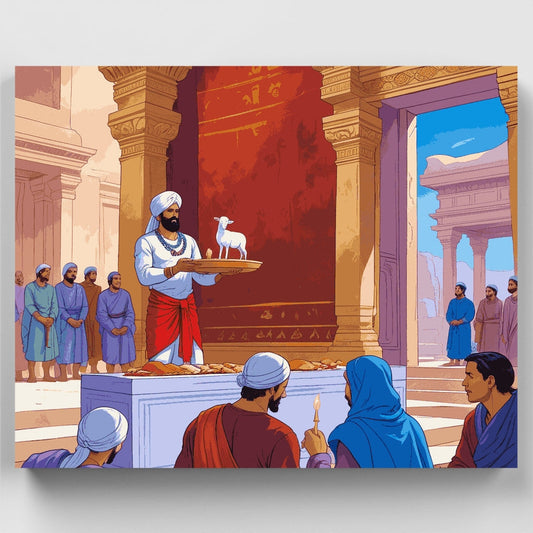 Sacred Temple Offering - Paint by Numbers Kit