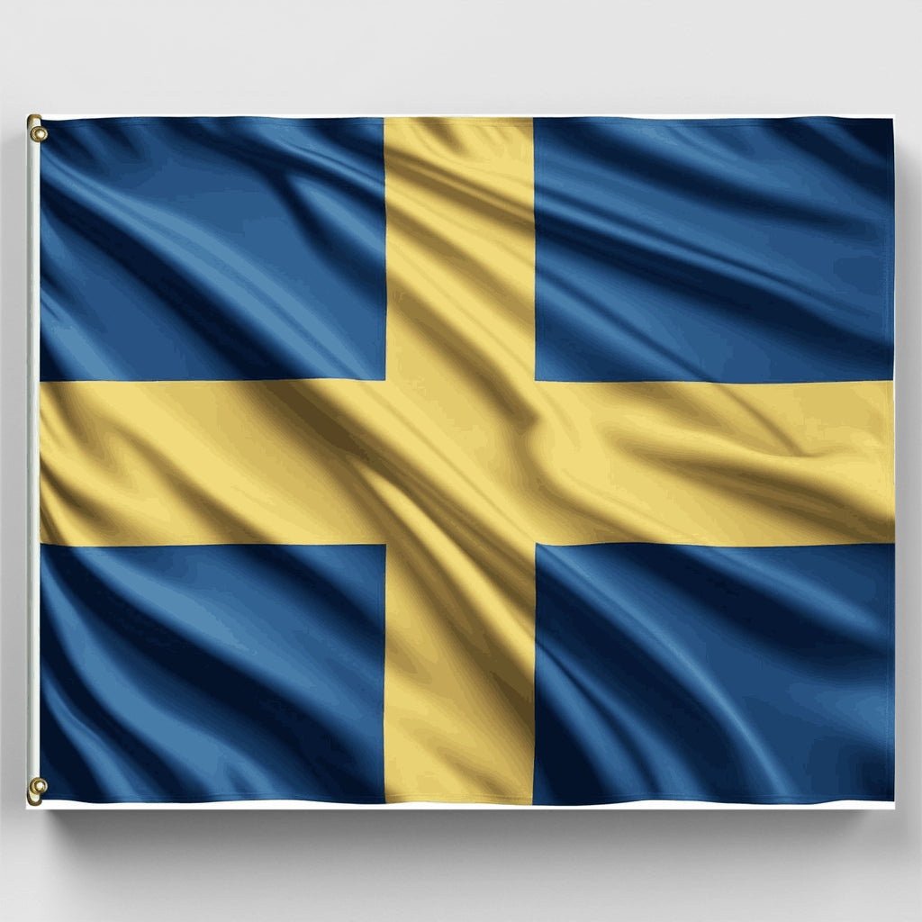 Kit de pintura por números - Bandera de Suecia — Estándar