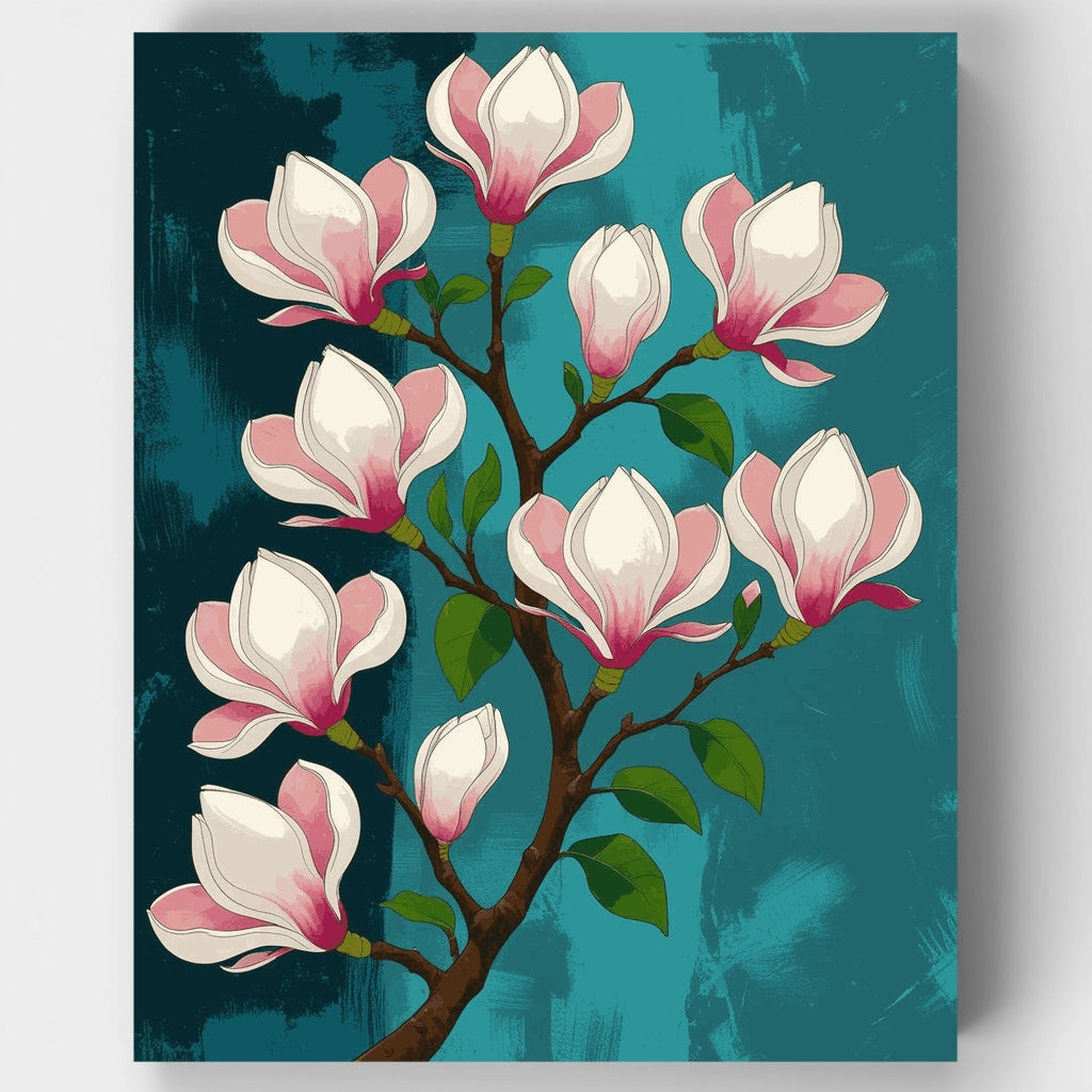 Magnolia Branch - Paint by Numbers Kit