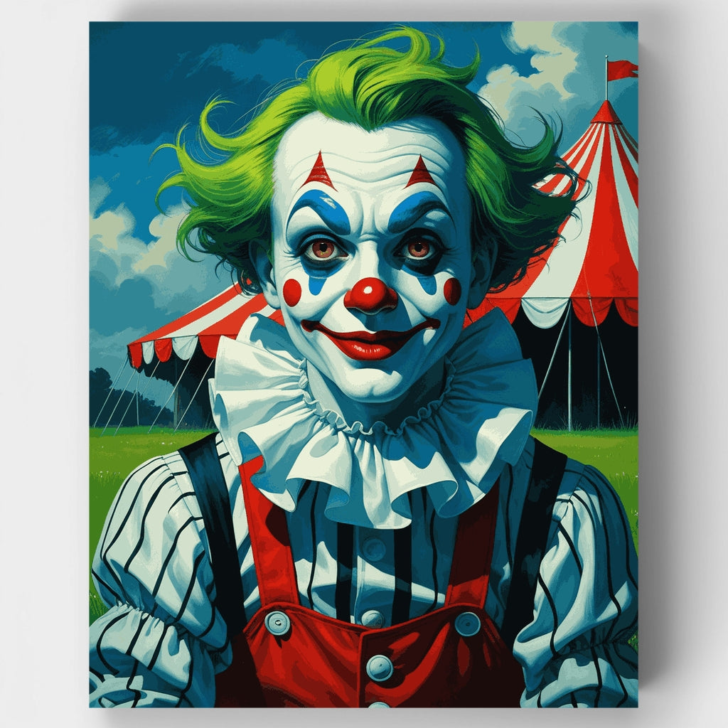Payaso de circo - Kit de pintura por números — Estándar