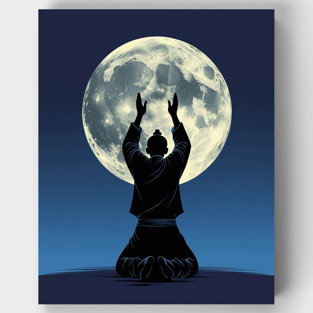 Moon Meditation - Paint by Numbers Kit