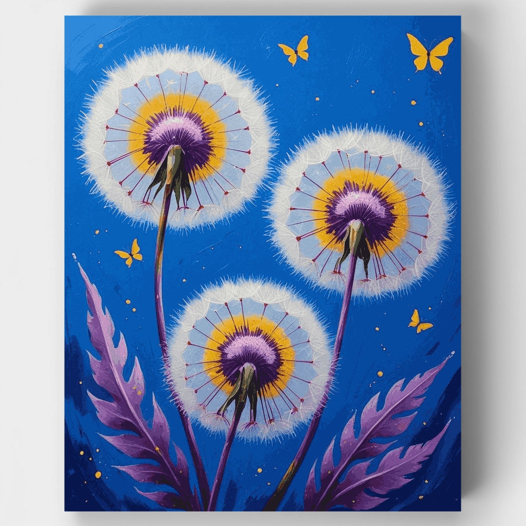 Sueños Mágicos de Diente de León - Kit de Pintura por Números — Estándar