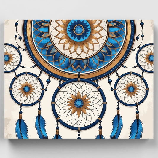 Mystical Dream Catcher Mandala - Paint by Numbers Kit