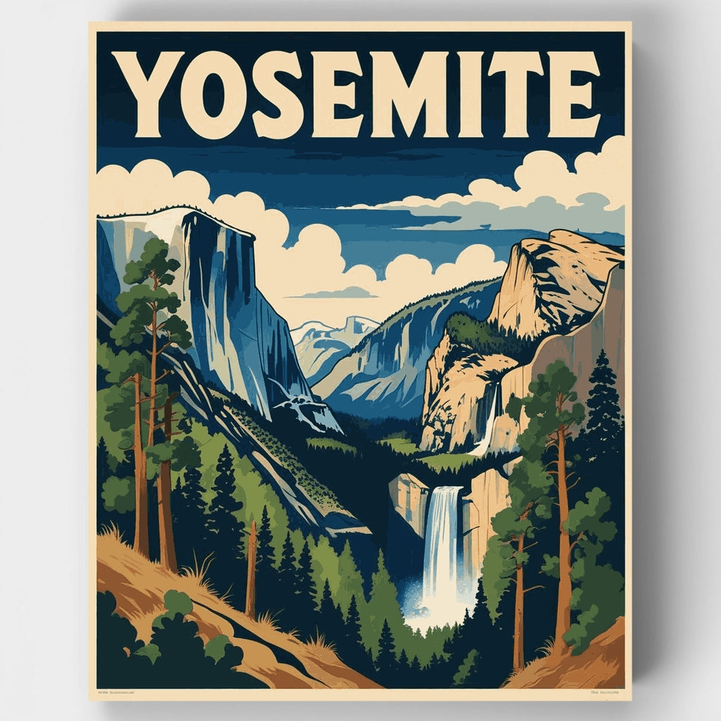 Parque Nacional Yosemite - Kit de pintura por números — Estándar