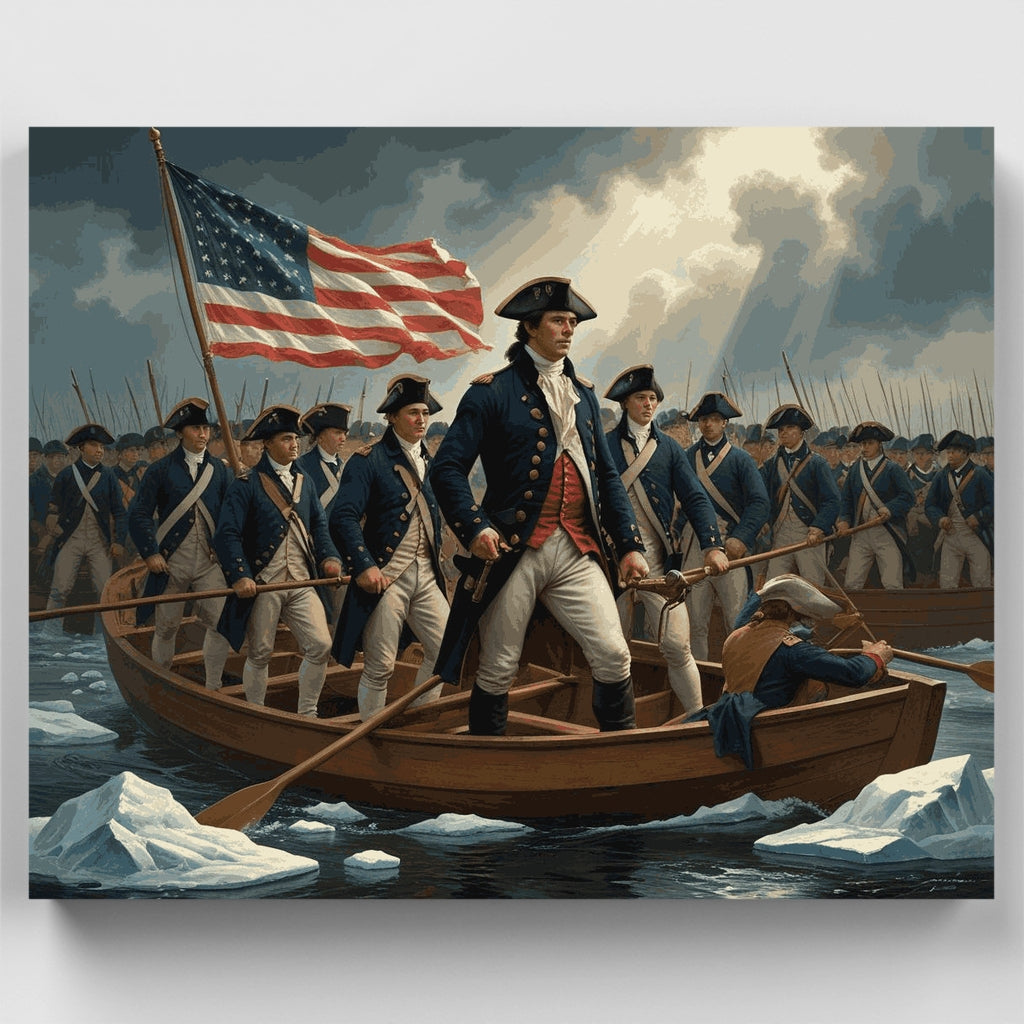 Washington cruzando el Delaware - Kit de pintura por números — Estándar