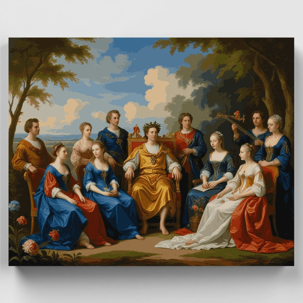 Apolo y las Musas - Kit de pintura por números — Estándar