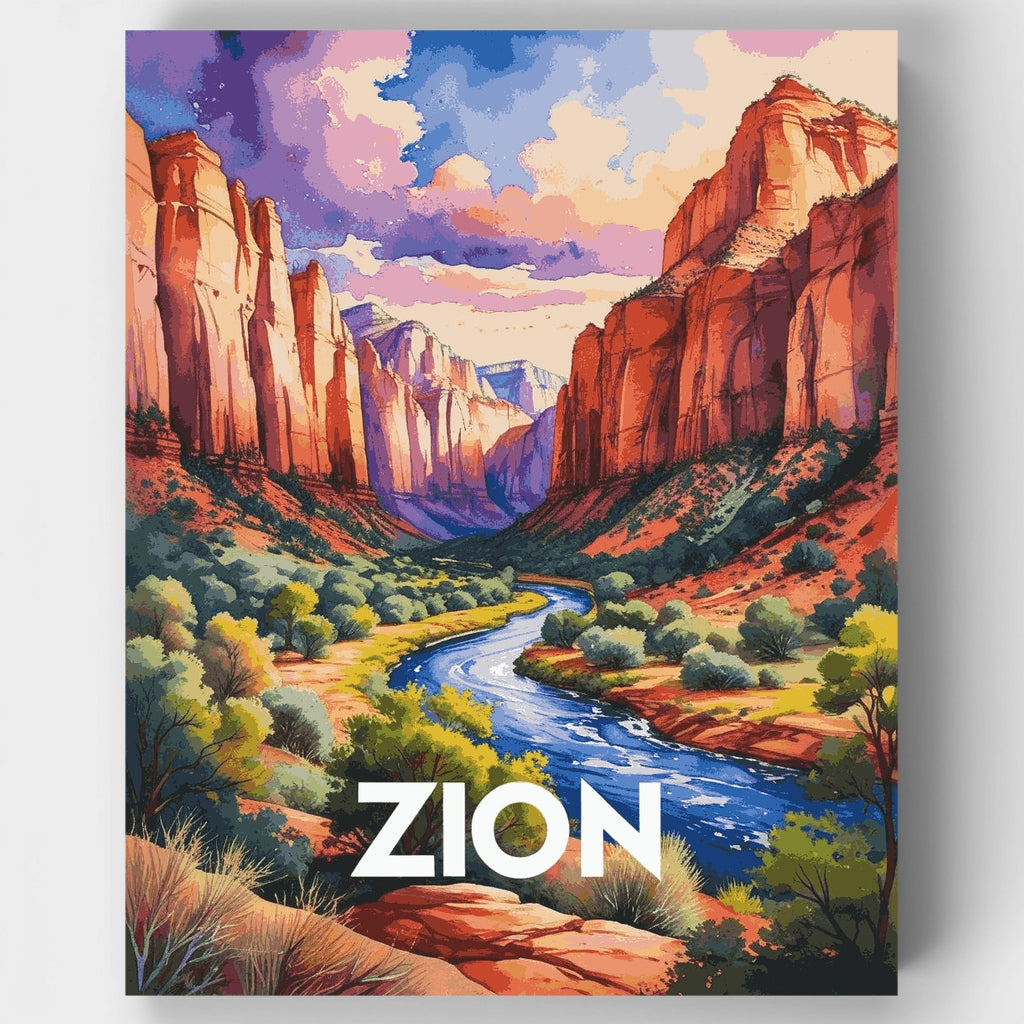 Zion - Paint by Numbers Kit