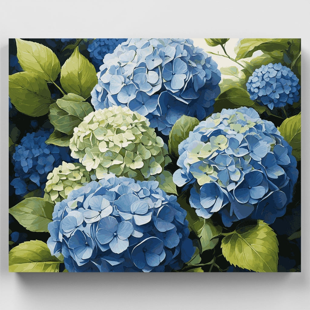 Armonía de hortensias - Kit de pintura por números — Estándar