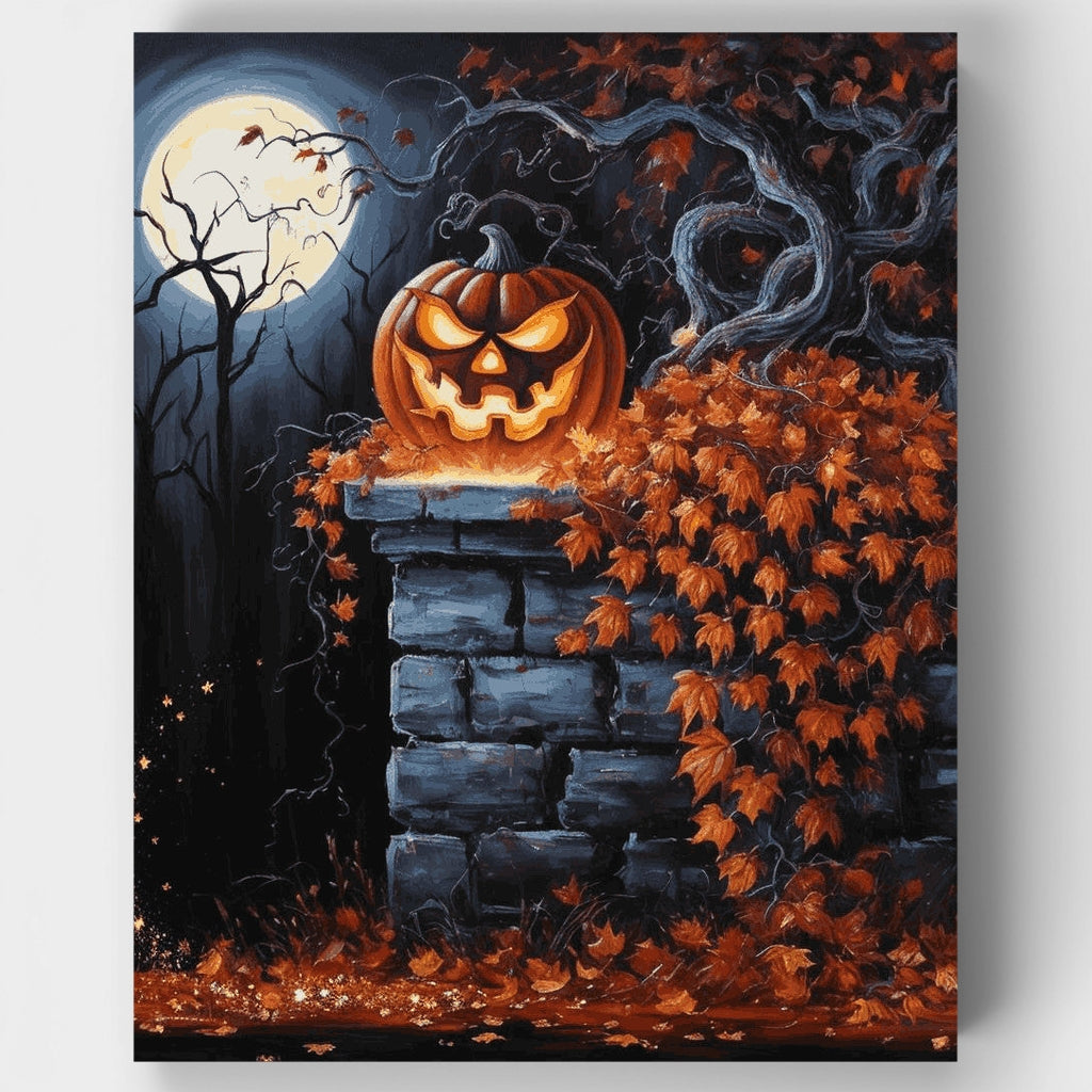 Spooky Halloween Moment - Paint by Numbers Kit