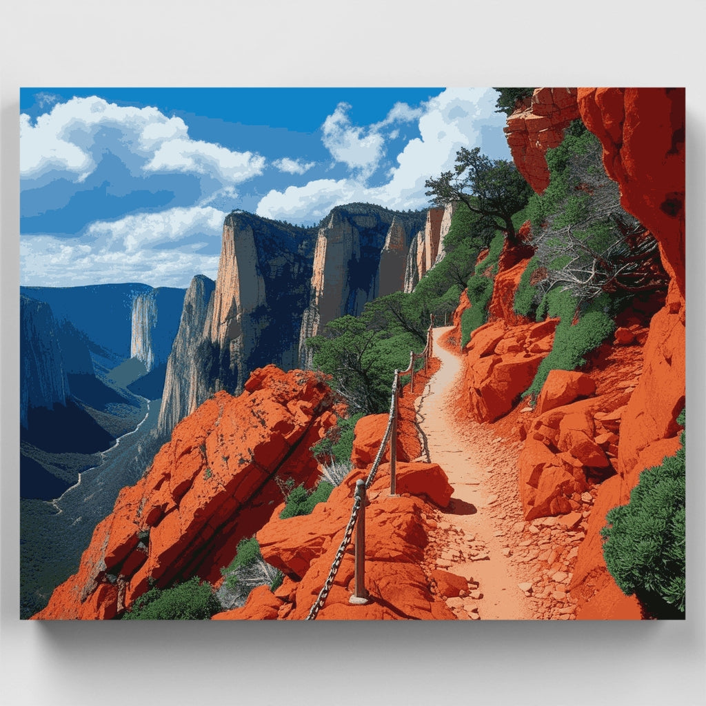 Sendero de Red Rock Canyon - Kit de pintura por números — Estándar