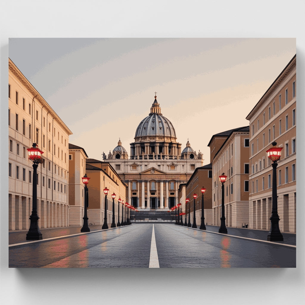 St. Peter's Basilica - Paint by Numbers Kit