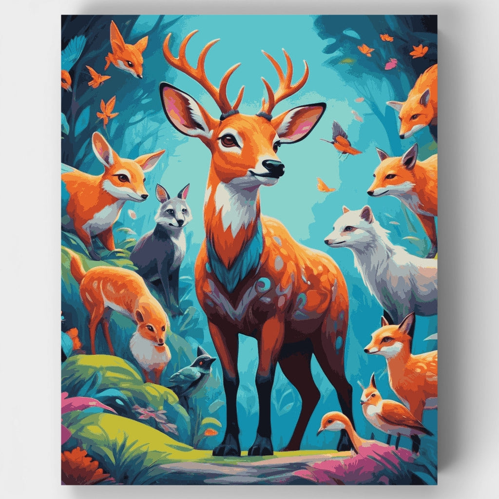 Woodland Harmony - Paint by Numbers Kit