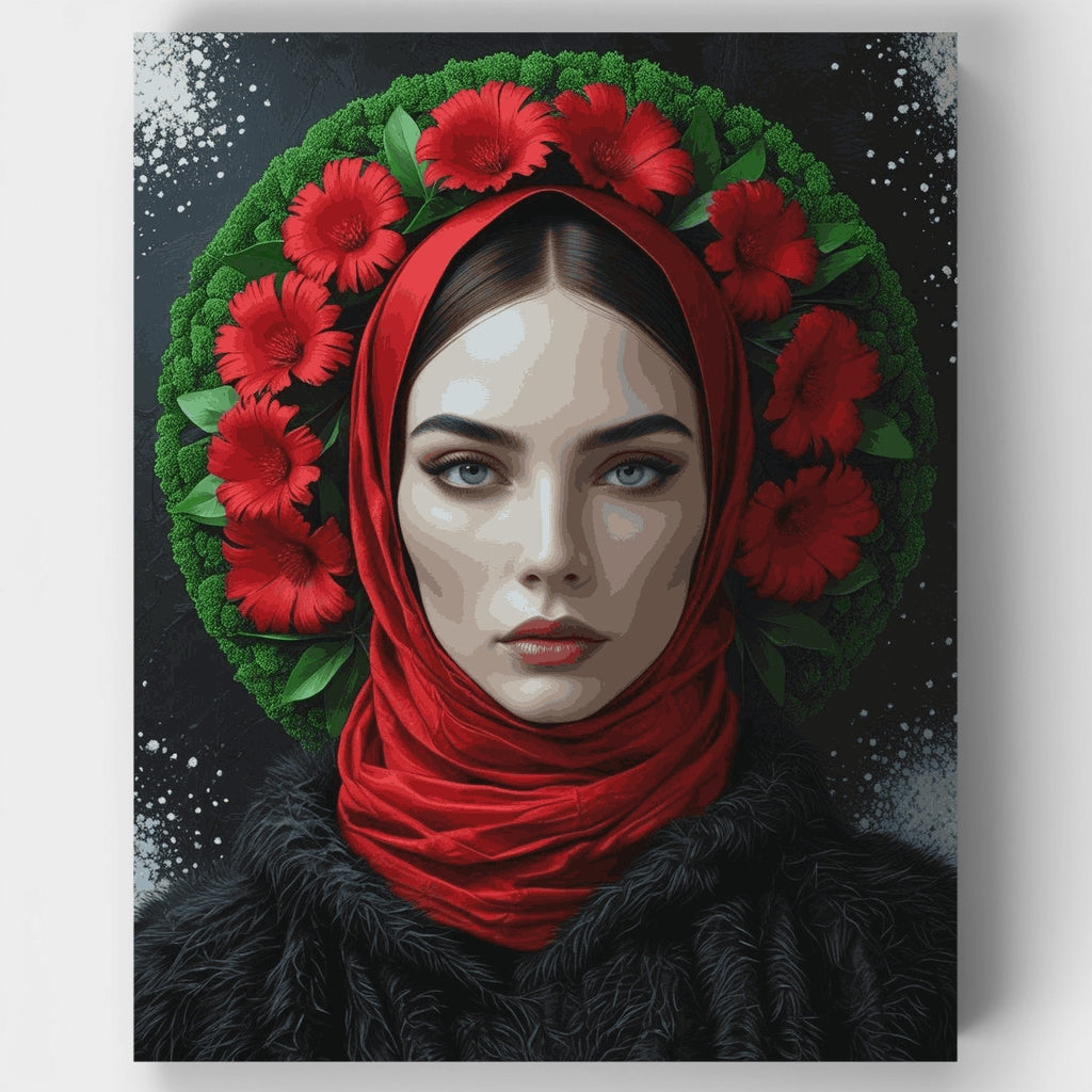 Belleza invernal ucraniana - Kit de pintura por números — Estándar