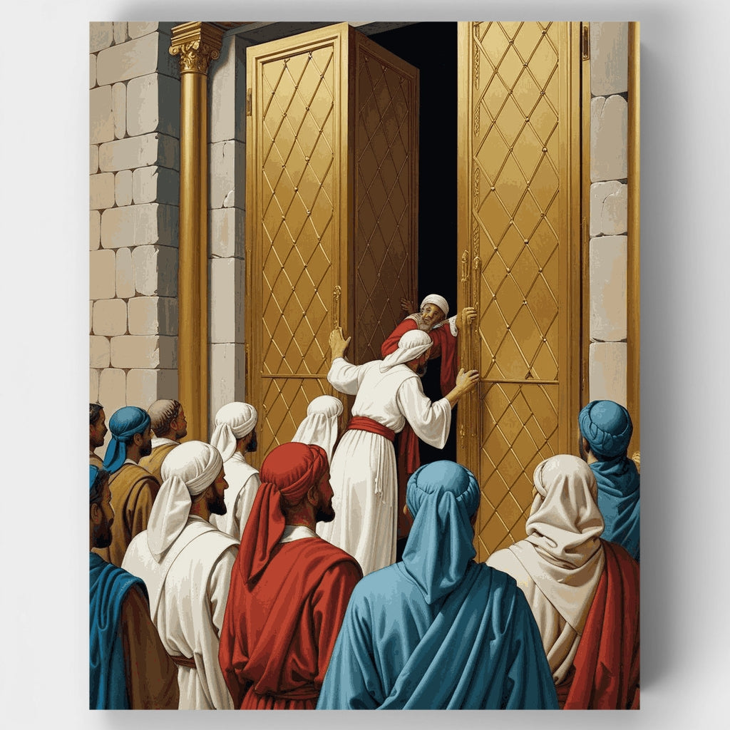 Puertas del Templo - Kit de pintura por números — Estándar