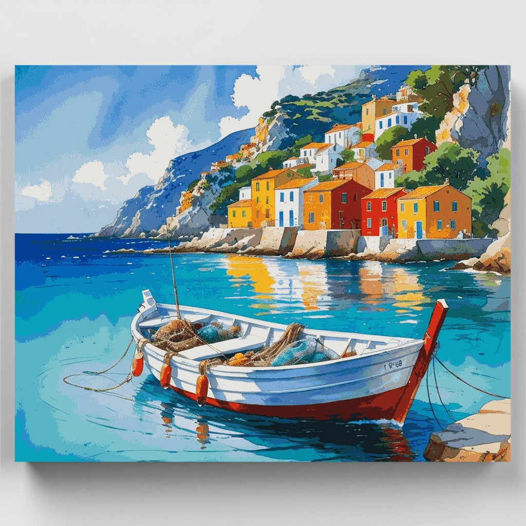 Escapada mediterránea - Kit de pintura por números — Estándar