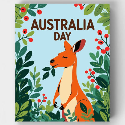 Australia Day - Paint by Numbers Kit