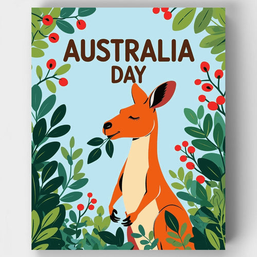 Australia Day - Paint by Numbers Kit