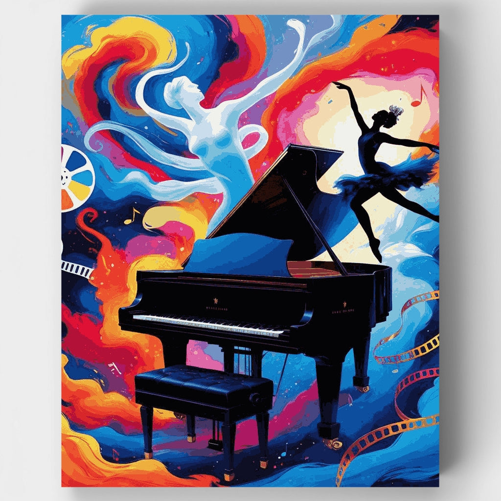 Symphony of Dance and Piano - Paint by Numbers Kit
