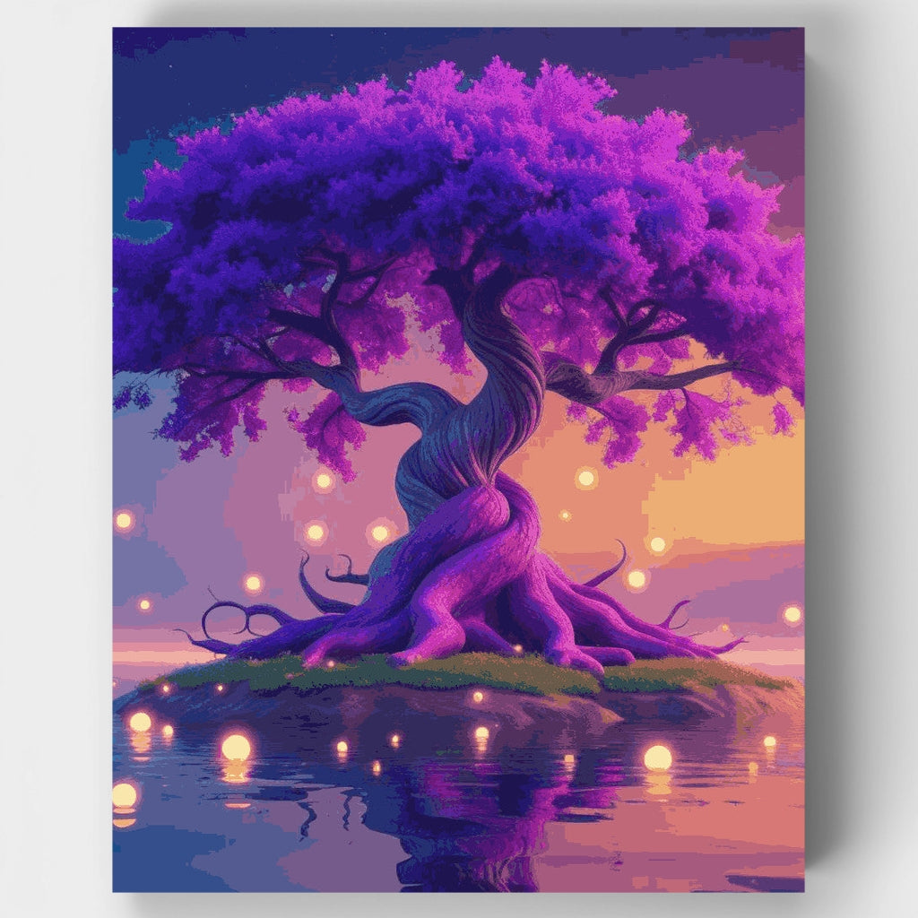 Árbol del espíritu luminoso - Kit de pintura por números — Estándar