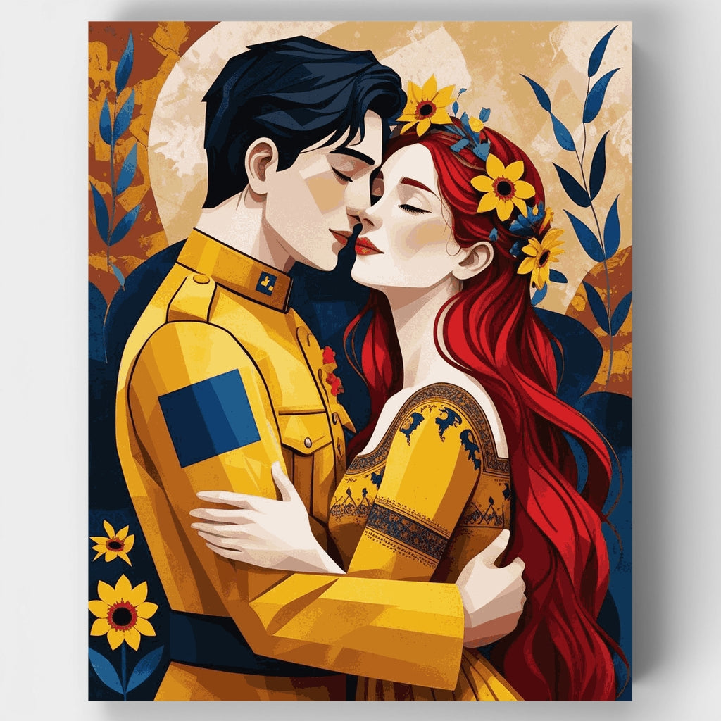Ukrainian Love Story - Paint by Numbers Kit