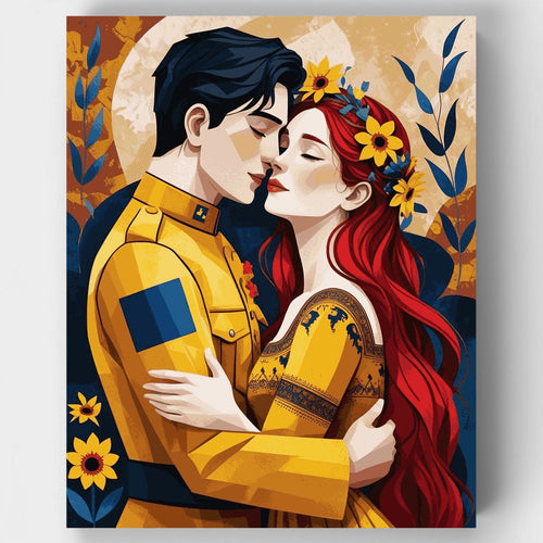 Ukrainian Love Story - Paint by Numbers Kit