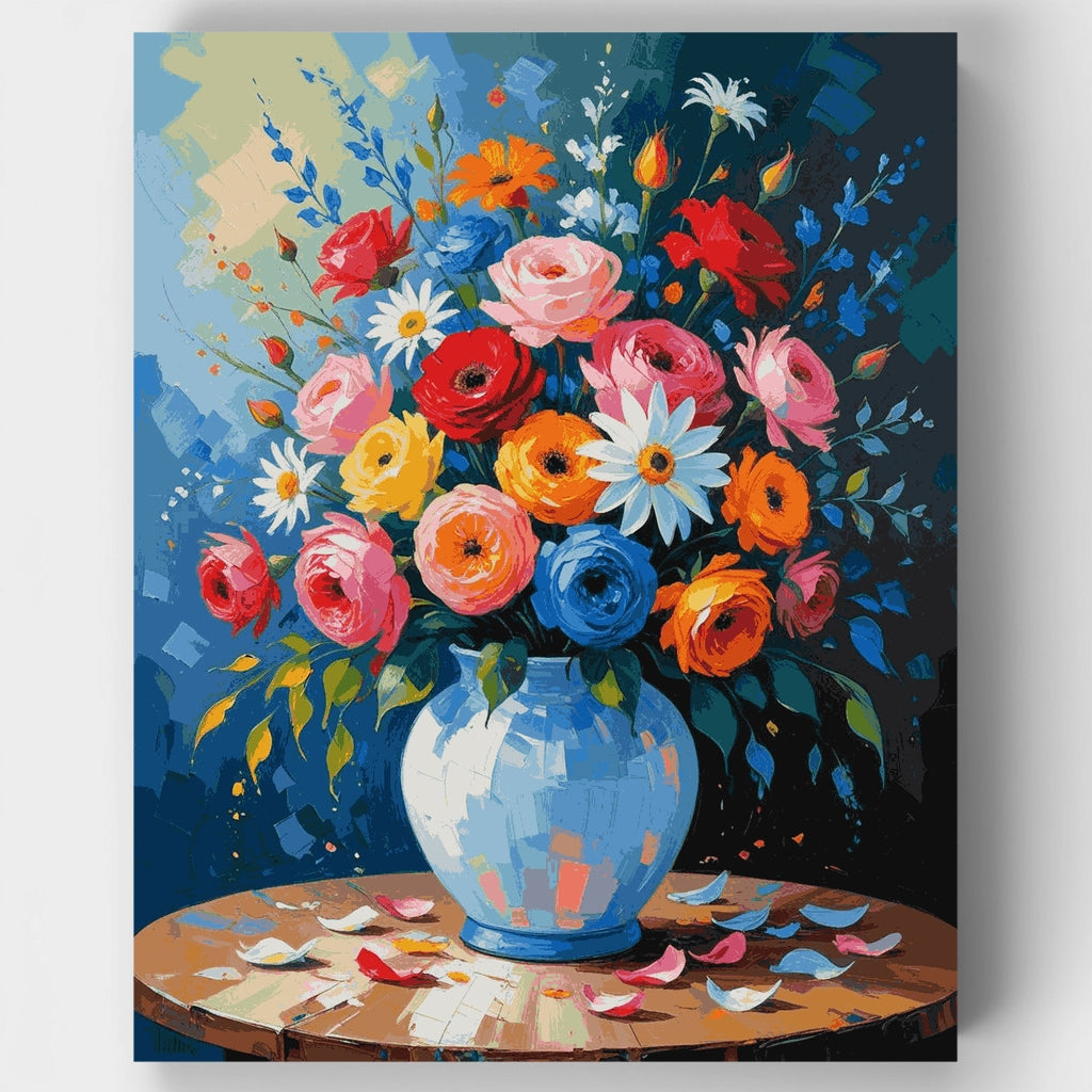 Vibrant Spring Bouquet - Paint by Numbers Kit
