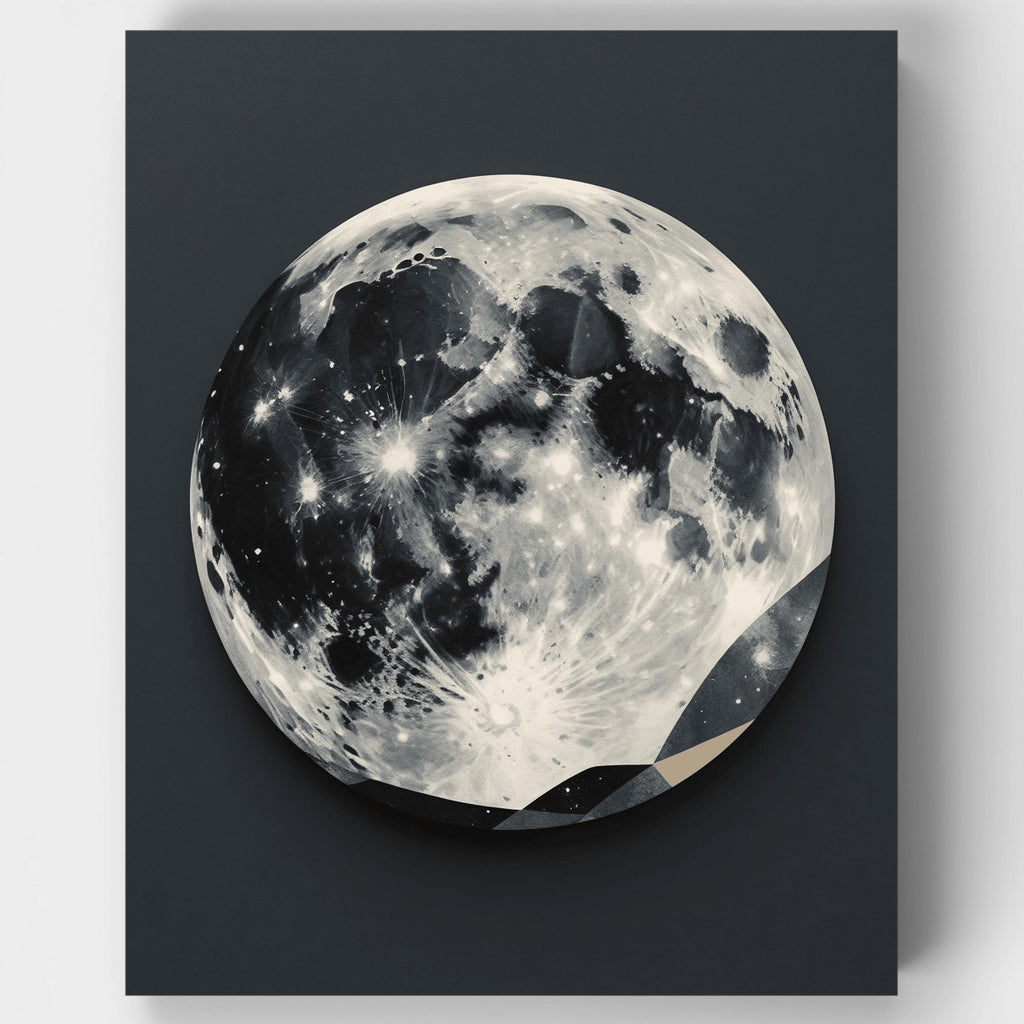 Luna Llena - Kit de pintura por números — Estándar