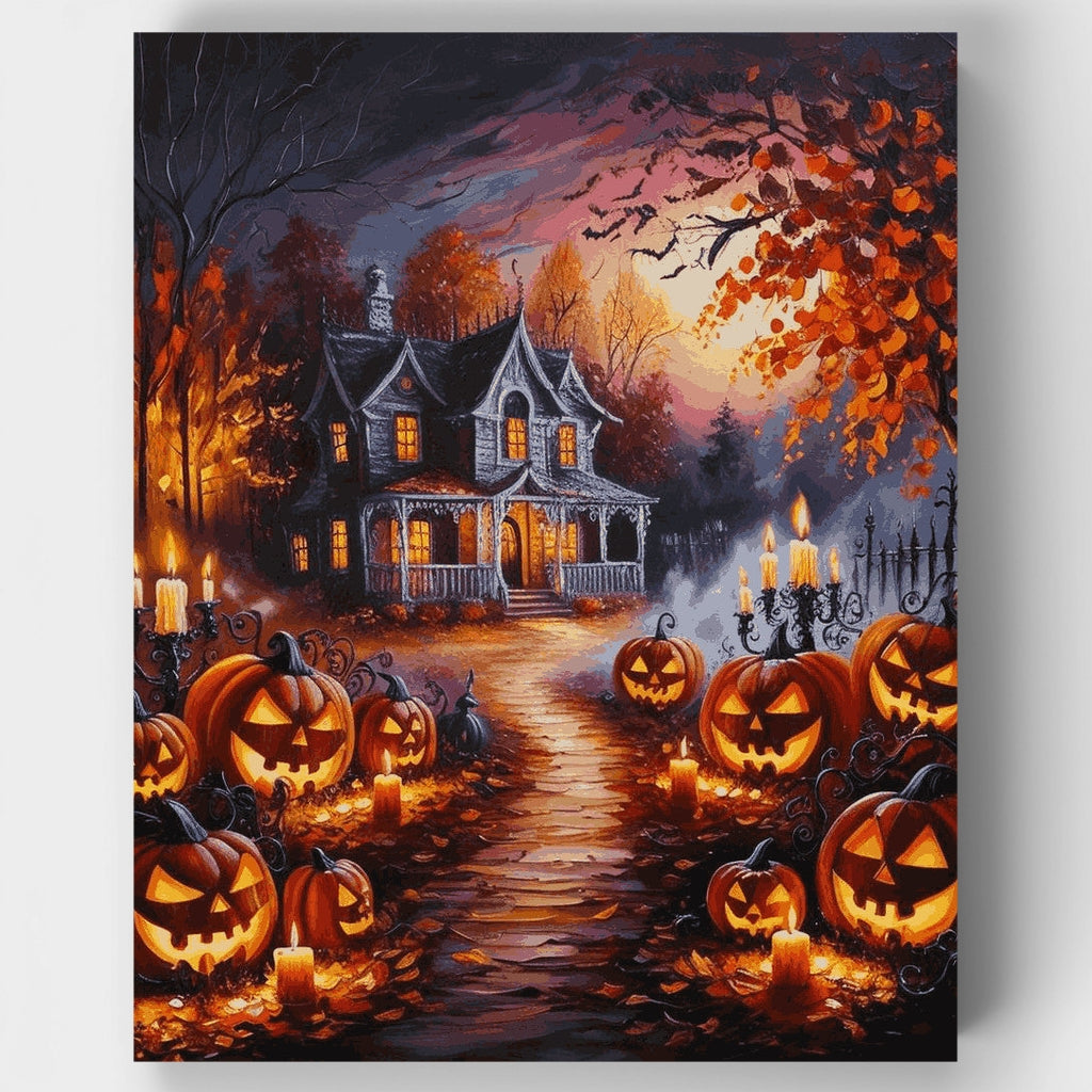 Noche de Halloween - Kit de pintura por números — Estándar