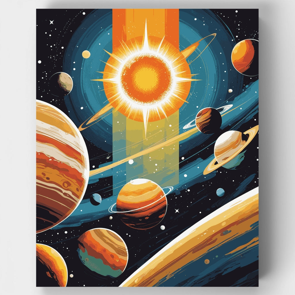 Sistema Solar - Kit de pintura por números — Estándar