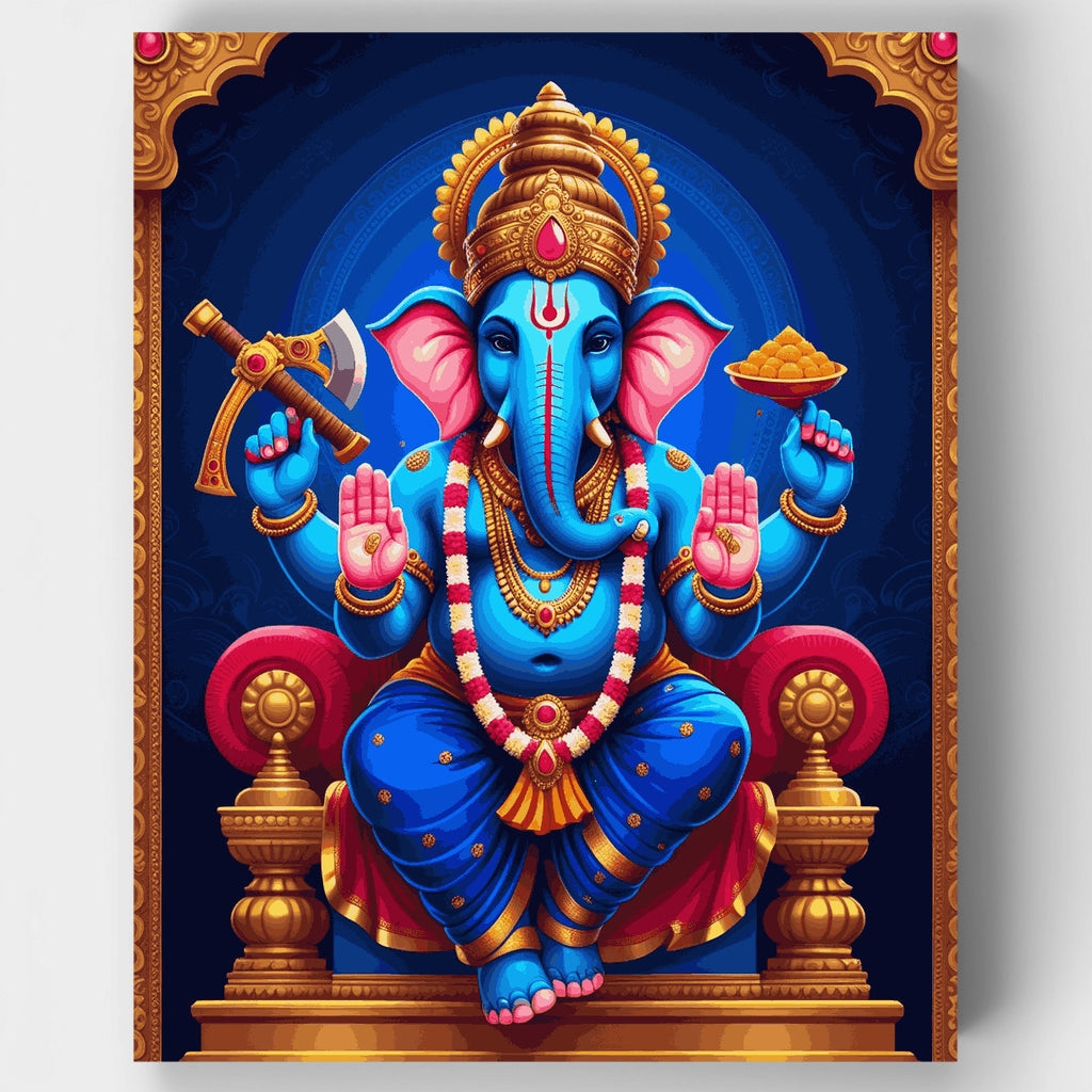 Ganesha, el eliminador de obstáculos - Kit de pintura por números — Estándar