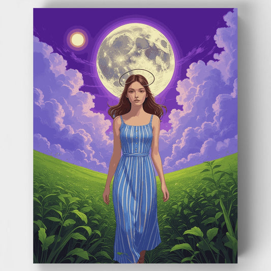 Moonlit Goddess - Paint by Numbers Kit