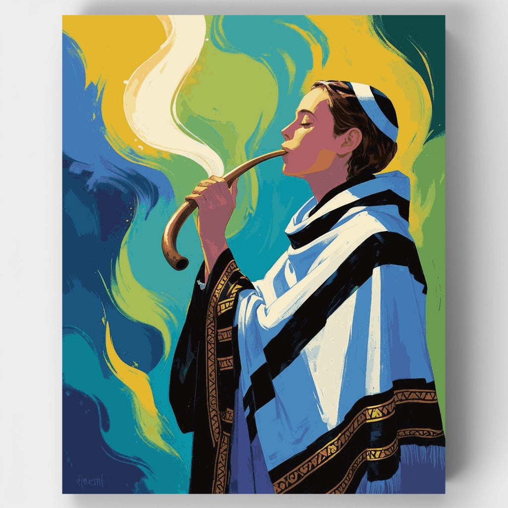 Shofar Prayer - Paint by Numbers Kit