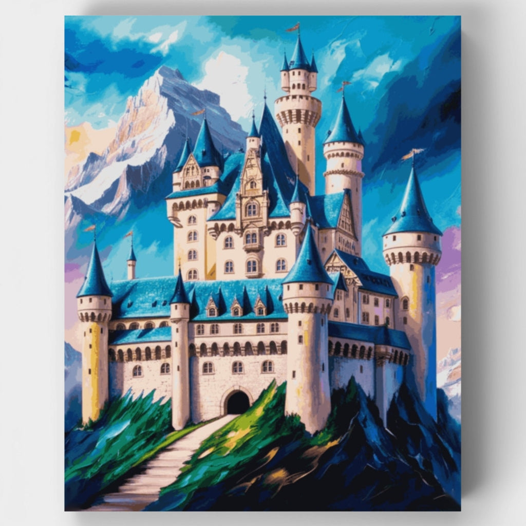Castillo de Neuschwanstein - Kit de pintura por números — Estándar