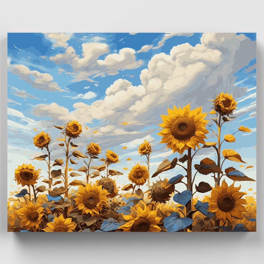 Campos de sol - Kit de pintura por números — Estándar